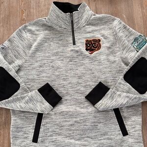 Men’s Boston Bruins Winter Classic 2023 NHL Gray Quarter Zip Size 2XL